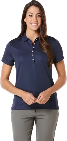 Callaway Women's Short Sleeve Ottoman Performance Golf Polo With Sun Protection (Size Small - 4X-Large)