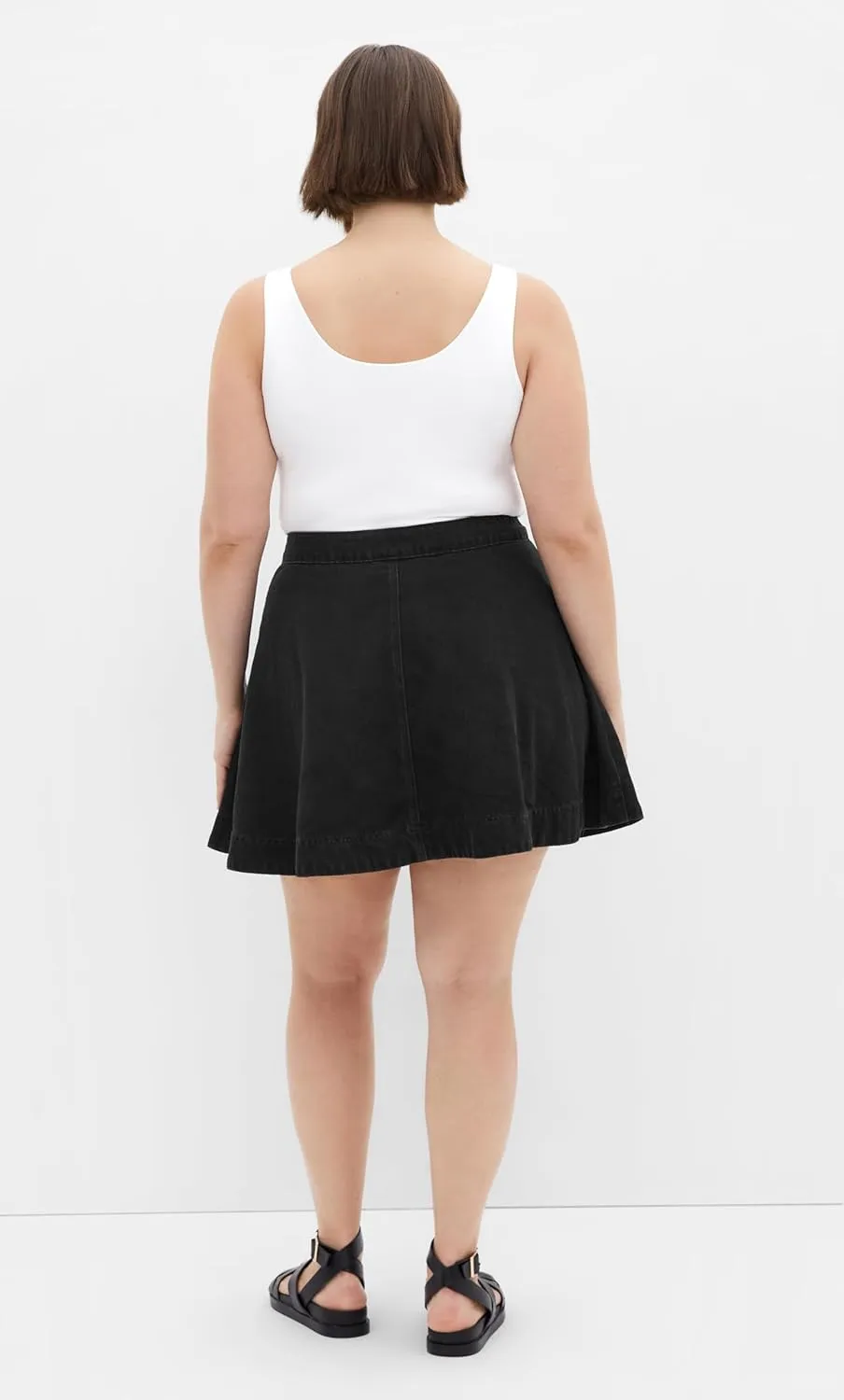 City Chic Women's Plus Size Skirt - Flare Denim
