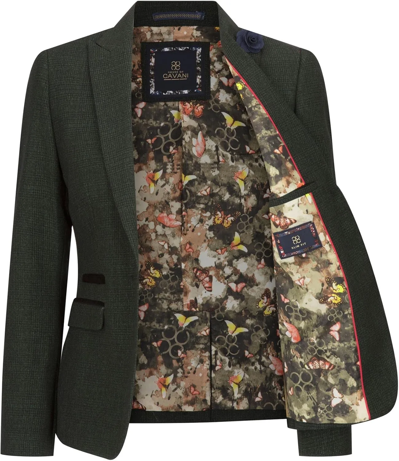 Ladies Tweed Green Check Blazer Wool Classic Hunting Jacket Vintage 1920s Retro