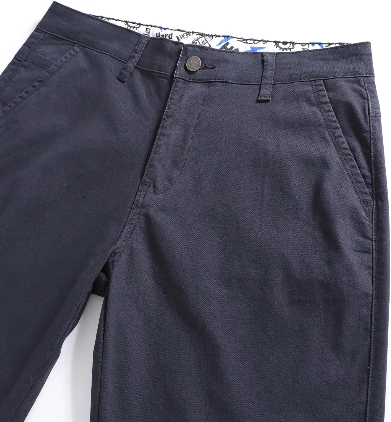 Men's Slim-Fit Stretch Cotton Fashion Tapered Casual Chino Pants