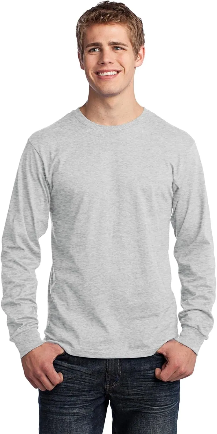 Port & Company Men's Long Sleeve 54 oz 100% Cotton T Shirt