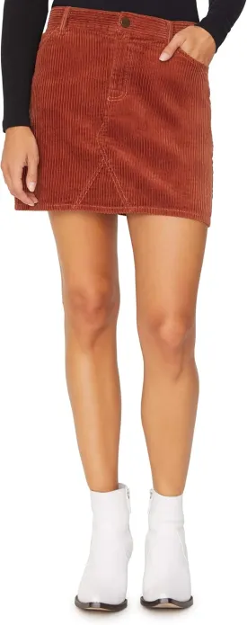 Sanctuary Womens Corduroy Mini Mini Skirt Brown 28