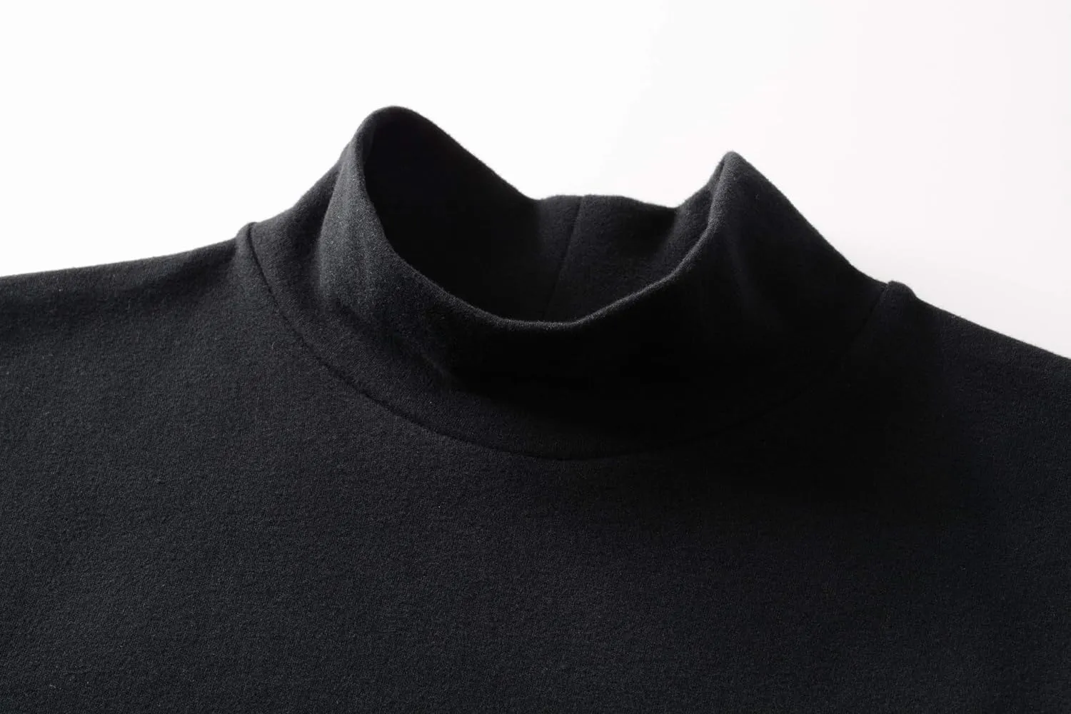 Women's Cotton Mock Turtleneck Long Sleeve Basic Thermal Top