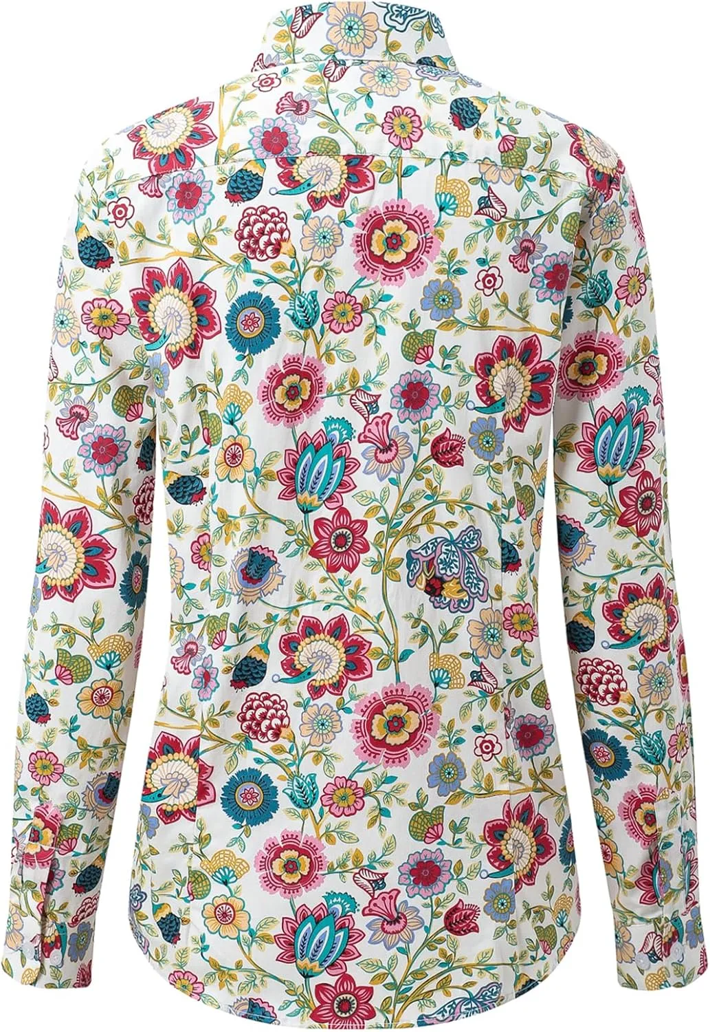 Womens Tops Casual Long Sleeve Button Down Hawaiian Shirts Dressy Work Blouses