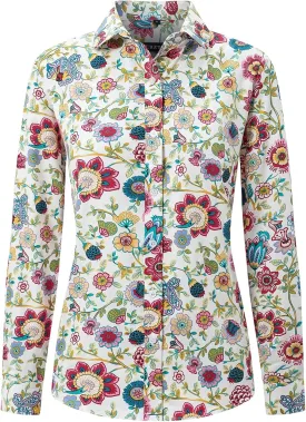 Womens Tops Casual Long Sleeve Button Down Hawaiian Shirts Dressy Work Blouses