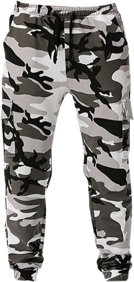Ymosrh Cargo Work Pants for Men Solid Color Ripped Holes Frayed Gradient Washed Trousers Mens Exercise Pants XXL